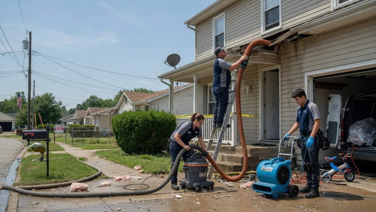 Water Damage Restoration in Industry, IL near me